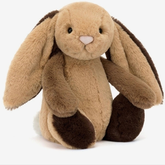 Jellycat Other - Jellycat Bashful Patchwork Brown Bunny Medium 12.2x4.7x3.5" BNWT Authentic
